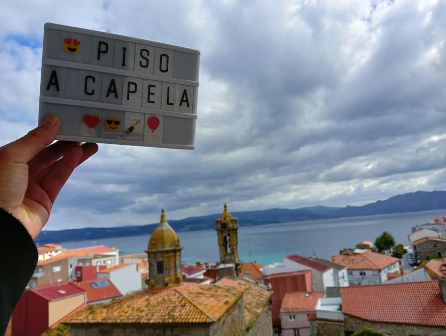 Piso A Capela Con Vistas Al Mar Apartment Финистере Екстериор снимка