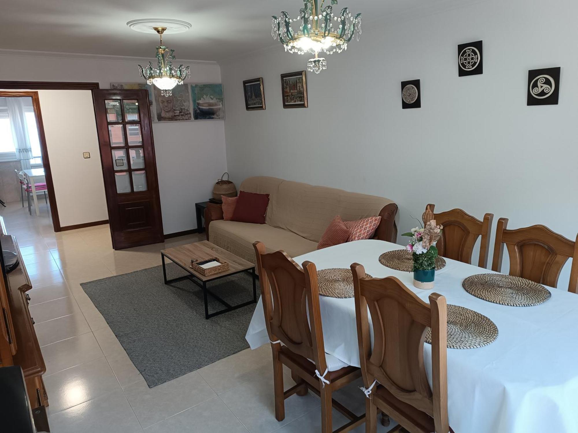 Piso A Capela Con Vistas Al Mar Apartment Финистере Екстериор снимка